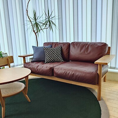 IDEE］SERIEUX SOFA 1600 SMOOTH CAMEL